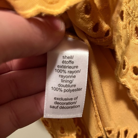 Maurice’s eyelet detailed yellow midi dress - Picture 3 of 4